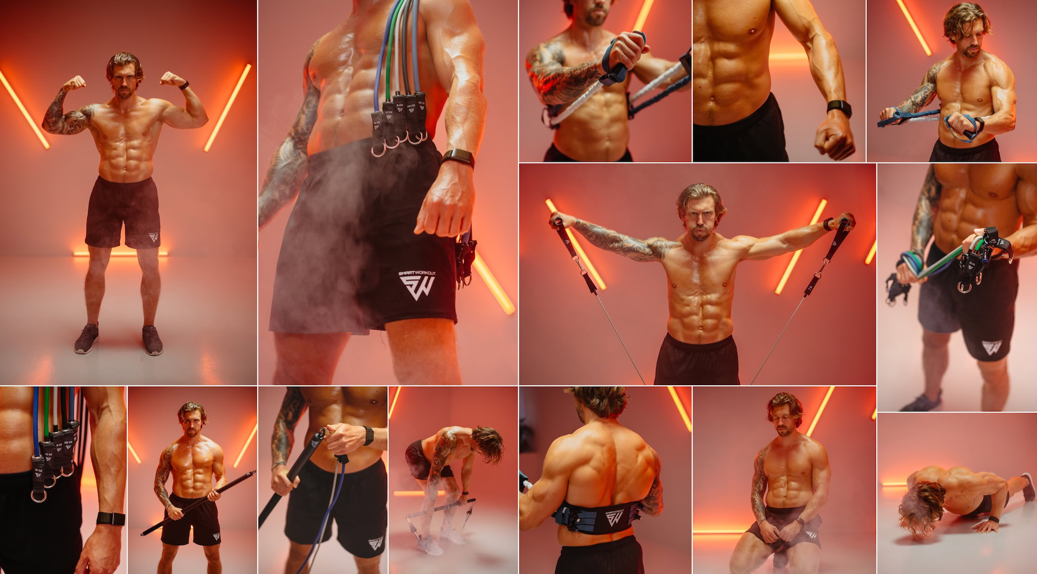 Portrait professionnel — shooting photo équipe Smart Workout